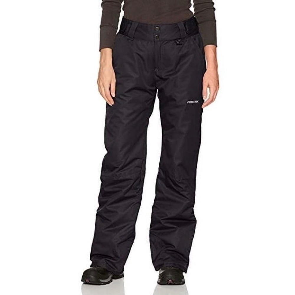 Arctix Black Insulated Snow Pants Ski Snowboard Women's Size Large Waterproof